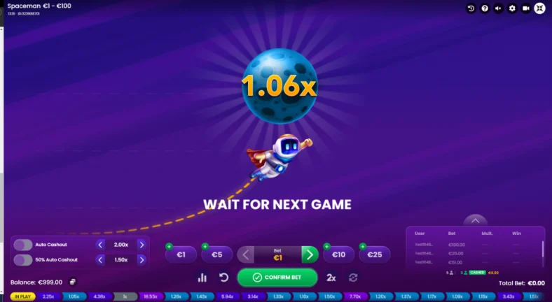 Spaceman Slot: Grafis Maksimal